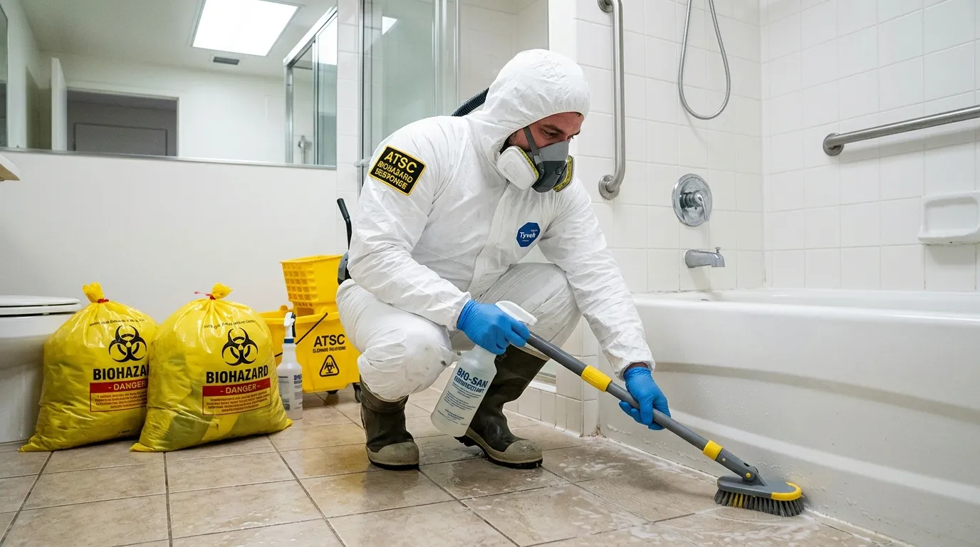 Decontamination equipment deployed for Blood Cleanup in Middlebury